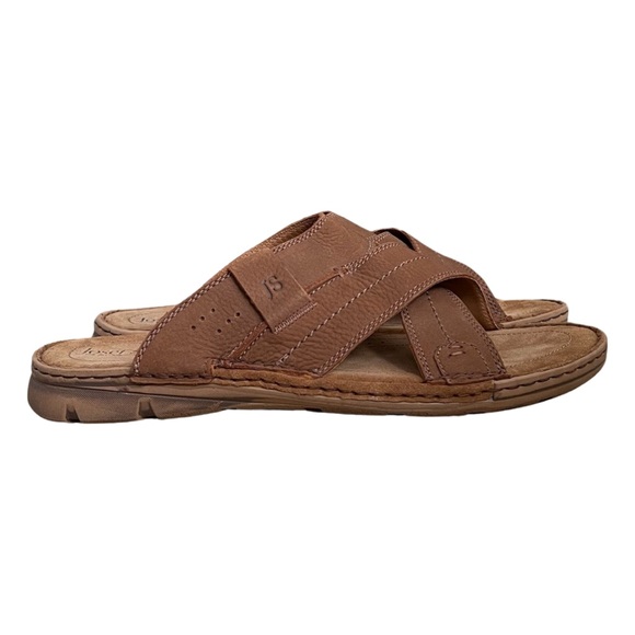 Josef Seibel John 04 leather comfort, cushion, slip on sandal mens - Picture 2 of 10